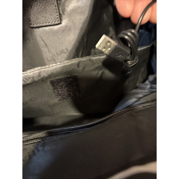 New Orvilly Laptop Tote Backpack Purse for Women Light & Dark Gray Great Bag - Picture 11 of 16